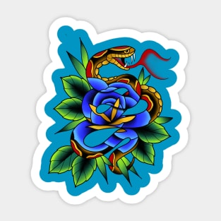 Snake rose Sticker